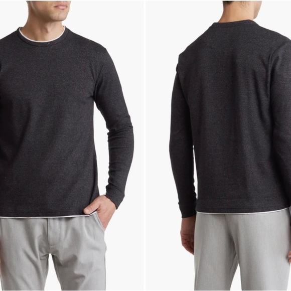 NWT Denim & Flower By Ricky Singh Men’s Small Long-Sleeve Red Crew Neck Pullover - Picture 4 of 9